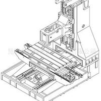 数控铣床光机TOM-L1062B(线轨)