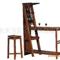 实木吧台、吧凳，新中式家具，现代家具